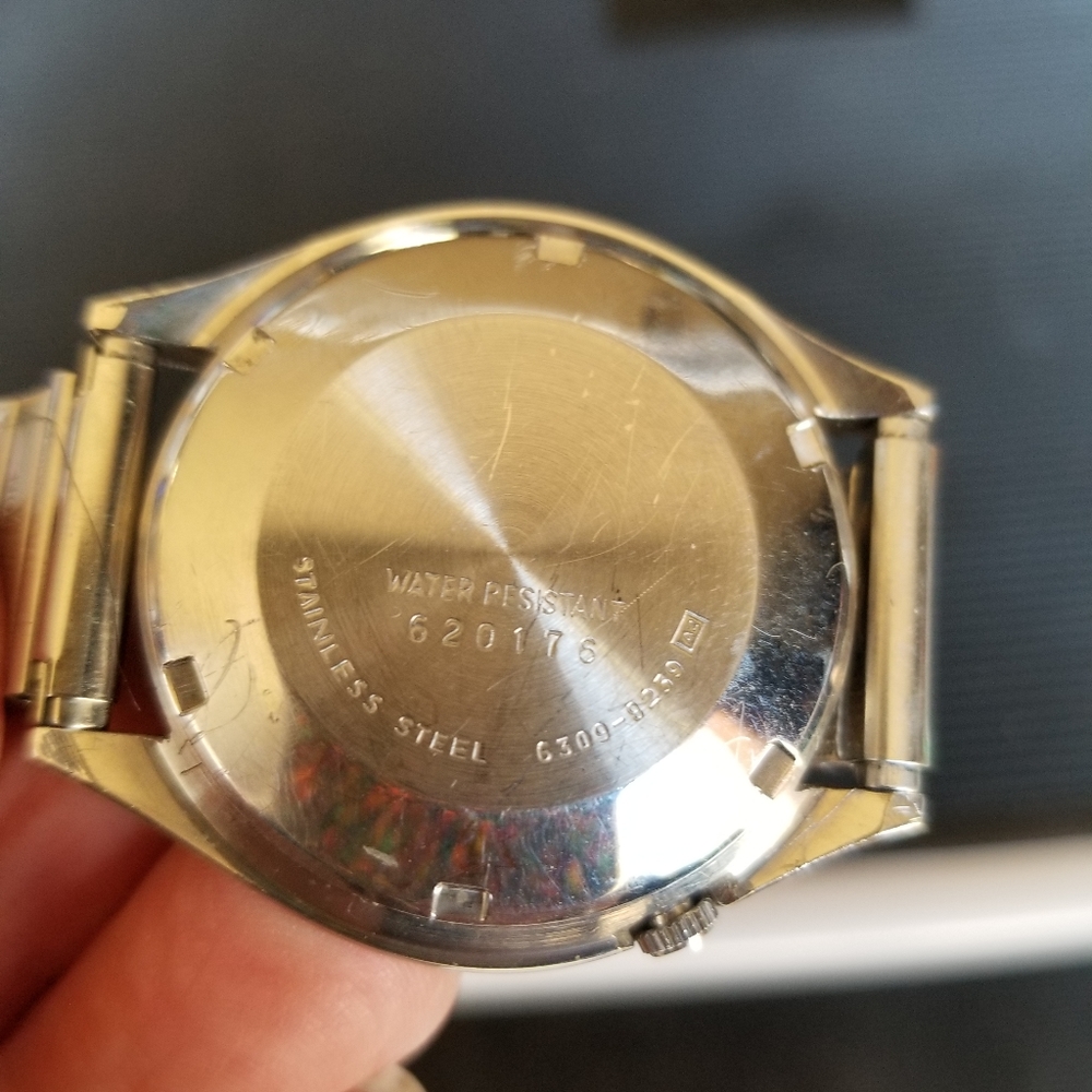 Vintage Cool Seiko Automatic 17 Jewels 6309 8239 A2 Men's Day Date Watch - Picture 11 of 12